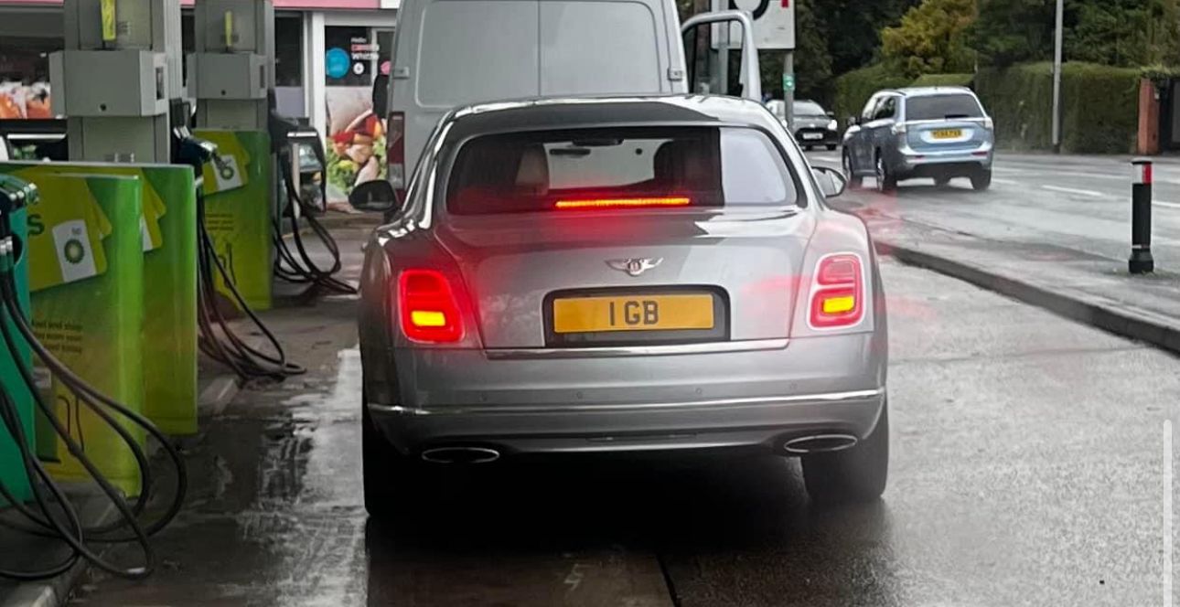 UK Number Plate 1 GB