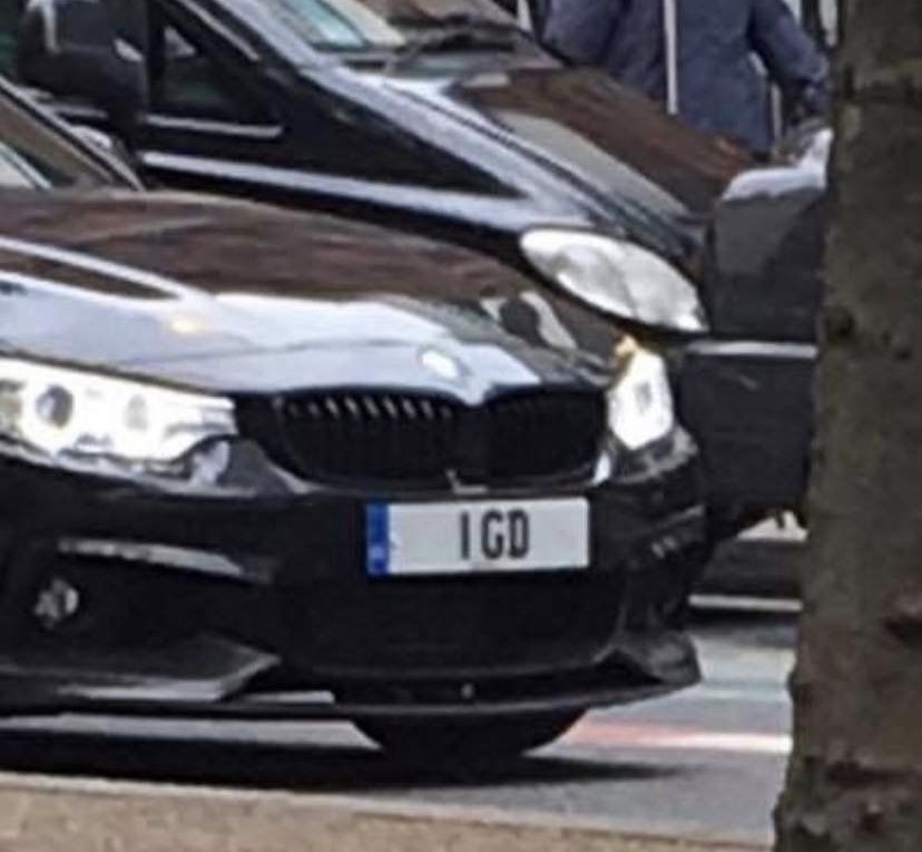 UK Number Plate 1 GD