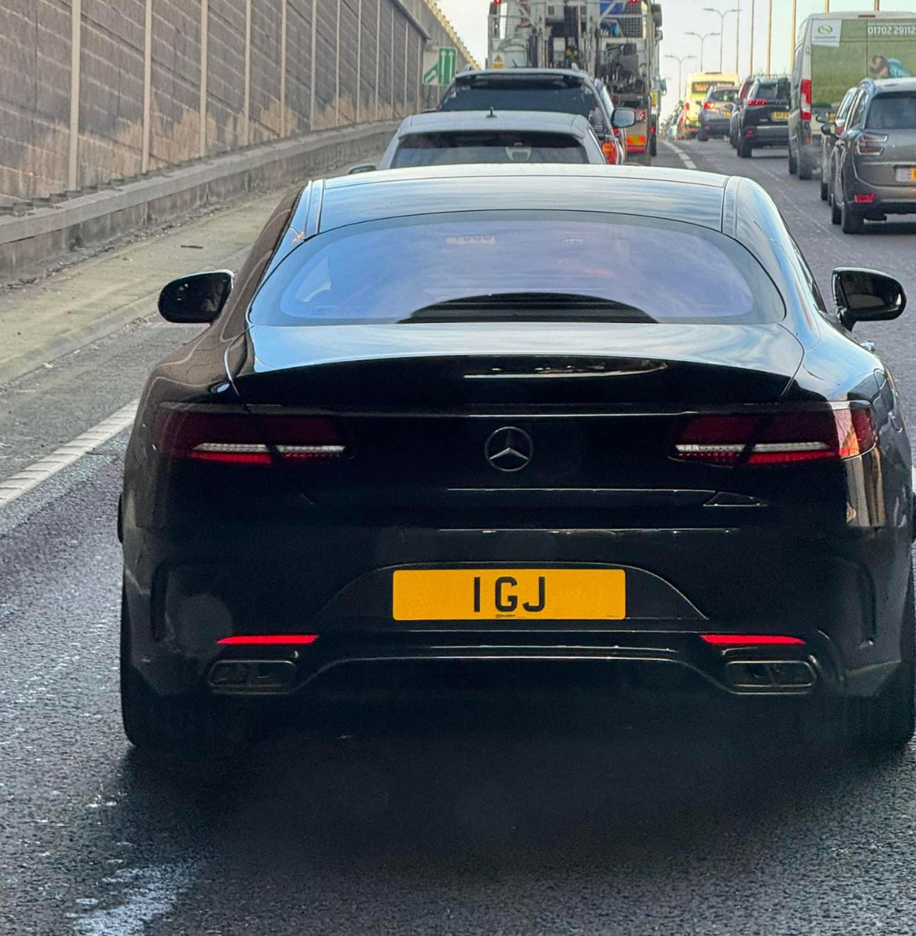 UK Number Plate 1 GJ