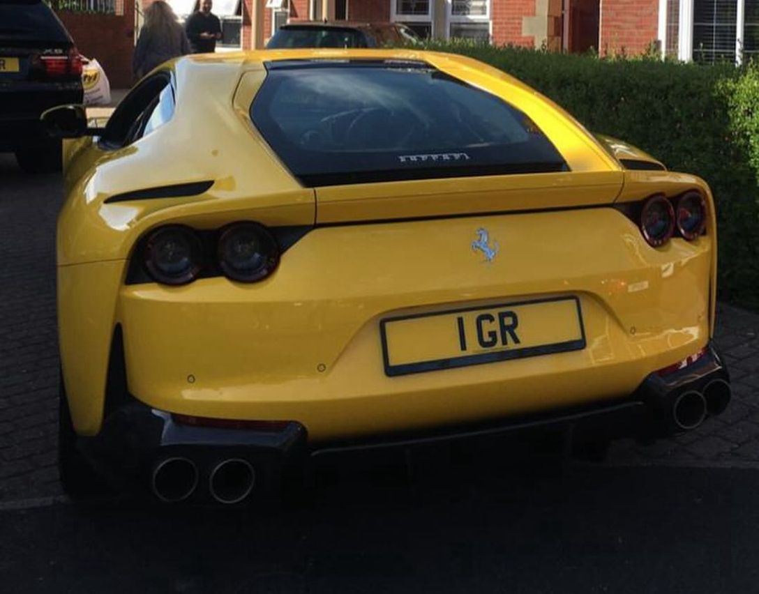 UK Number Plate 1 GR