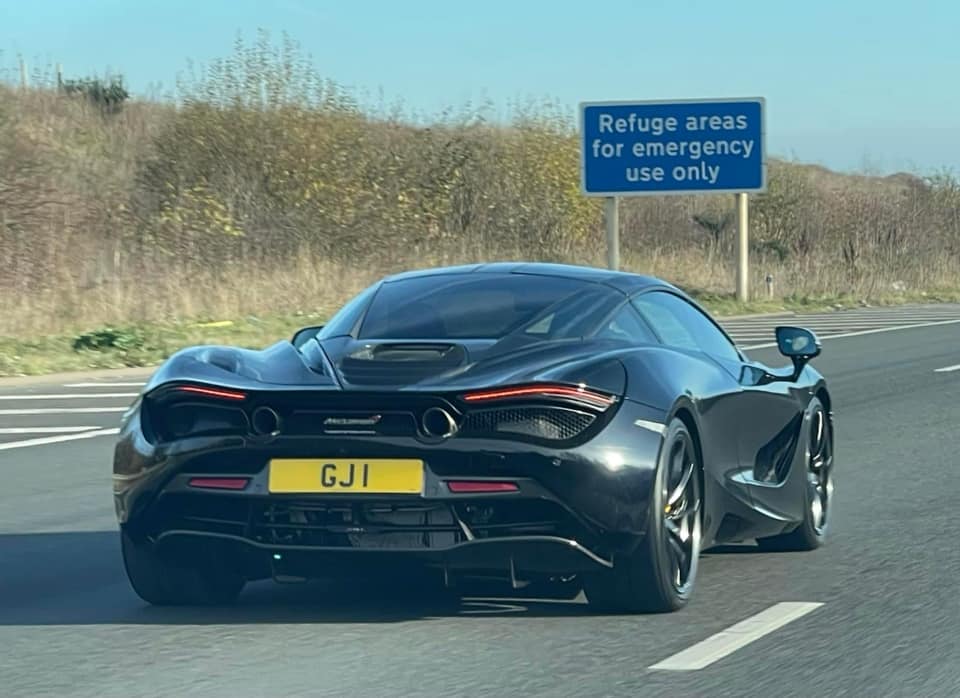 UK Number Plate GJ 1