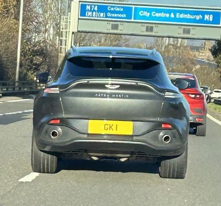 UK Number Plate GK 1