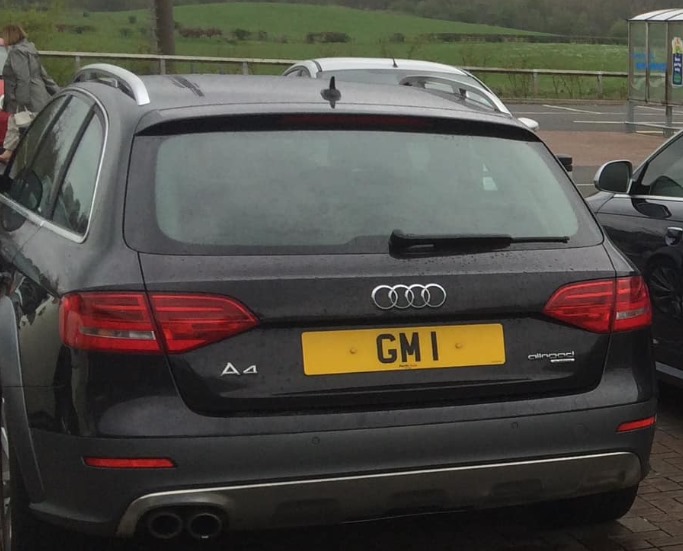 UK Number Plate GM 1 (Image 2)