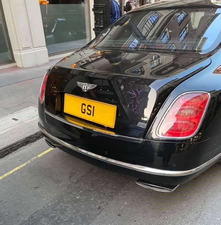 UK Number Plate GS 1
